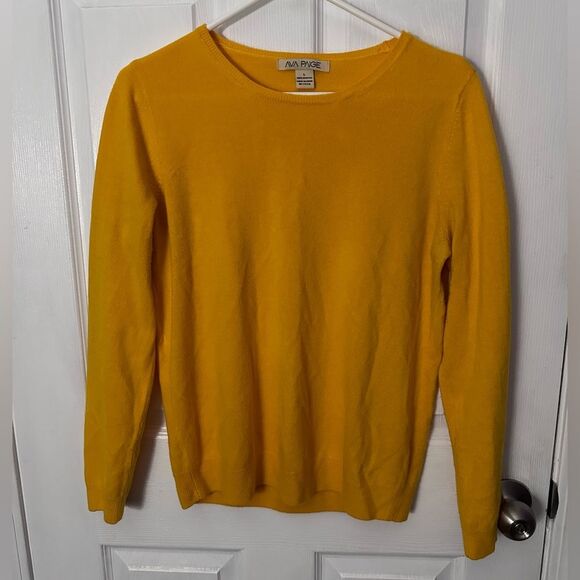 Ava Paige Women’s Gold Yellow Pullover Sweater size L - Picture 1 of 5